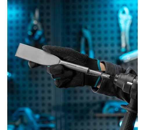 Зубило плоское, изогнутое 40 x 260мм, CrMo, SDS PLUS Gross