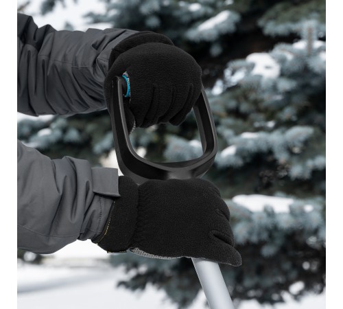 Перчатки универсальные, двойные, ПВХ нанесение, размер 9 Denzel