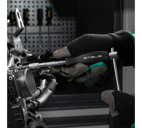 Набор инструмента, 1/4, Cr-V, S2, усиленный кейс, 47 предметов Stels