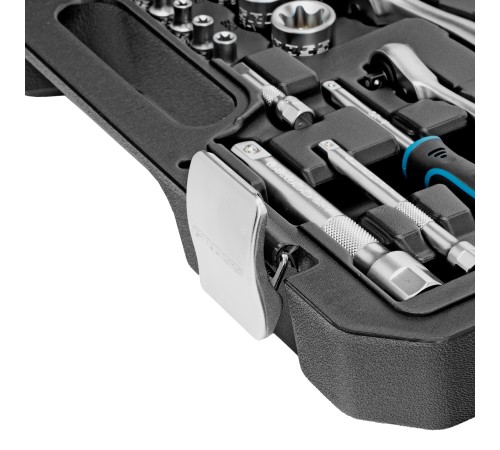 Набор инструментов 109 предметов, 120 зубьев, CrV 1/4, 1/2