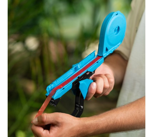 Тапенер садовый для подвязки растений, скобы 10 000 шт., лента 30 м, LUXE Palisad