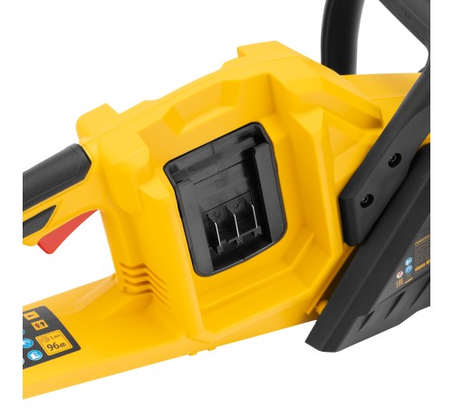 Цепная пила аккумуляторная бесщеточная RCS400-36, Li-ion, 36 В, 4 Ач, шина 400 мм Denzel