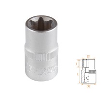 Головка торцевая TORX Е-стандарт 1/2", E18 AFFIX AF00043018 Головка торцевая TORX Е-стандарт 1/2", E18 AFFIX AF00043018