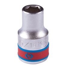 Головка торцевая стандартная шестигранная 1/2", 5/16", дюймовая KING TONY 433510S Головка торцевая стандартная шестигранная 1/2", 5/16", дюймовая KING TONY 433510S