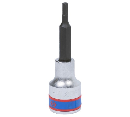 Насадка (бита) торцевая 1/2", Hex, 4 мм, L = 80 мм KING TONY 403504 Насадка (бита) торцевая 1/2", Hex, 4 мм, L = 80 мм KING TONY 403504
