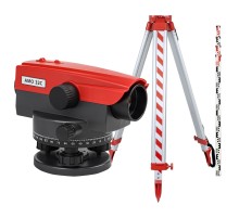 Комплект оптический нивелир AMO 32C + штатив AMO A45 + рейка AMO S4