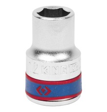 Головка торцевая стандартная шестигранная 1/2", 12 мм KING TONY 433512M Головка торцевая стандартная шестигранная 1/2", 12 мм KING TONY 433512M