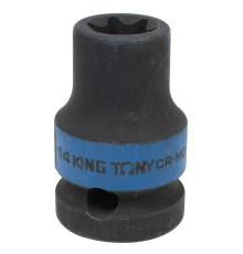 Головка торцевая ударная TORX Е-стандарт 1/2", E14, L = 38 мм KING TONY 457514M