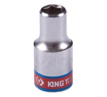 Головка торцевая стандартная шестигранная 1/4", 3/16", дюймовая KING TONY 233506S Головка торцевая стандартная шестигранная 1/4", 3/16", дюймовая KING TONY 233506S