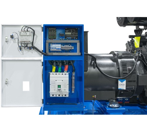 Дизельный генератор ТСС ЭД-400-Т400 в погодозащитном кожухе на прицепе Дизельный генератор ТСС ЭД-400-Т400 в погодозащитном кожухе на прицепе