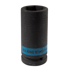 Головка торцевая ударная глубокая шестигранная 3/4", 28 мм KING TONY 643528M