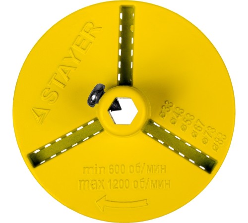 STAYER для кольцевых коронок (33345-xx), основание-державка 33346 STAYER для кольцевых коронок (33345-xx), основание-державка 33346