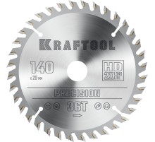 KRAFTOOL Precision, 140 х 20 мм, 36Т, пильный диск по дереву (36952-140-20) KRAFTOOL Precision, 140 х 20 мм, 36Т, пильный диск по дереву (36952-140-20)