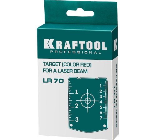 KRAFTOOL мишень для лазерных приборов 34725 KRAFTOOL мишень для лазерных приборов 34725