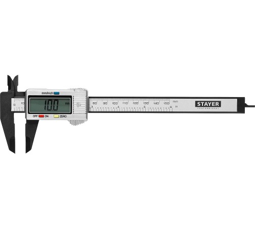 STAYER 150 мм, штангенциркуль электронный 34411-150 STAYER 150 мм, штангенциркуль электронный 34411-150