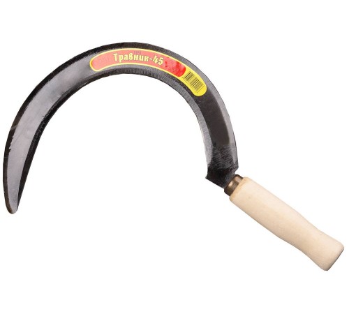 210 мм, гладкий, серп ТРАВНИК-45 39838