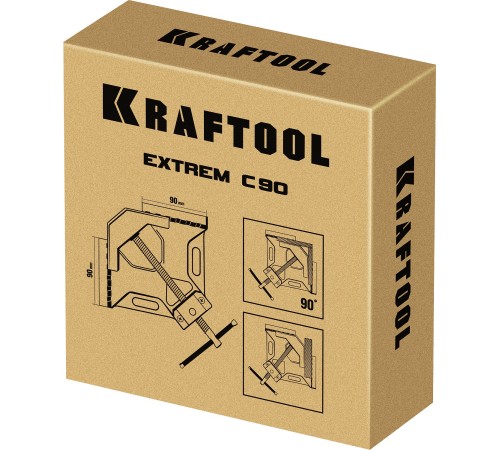 KRAFTOOL 2х90 мм, струбцина угловая ECC-9 32201 KRAFTOOL 2х90 мм, струбцина угловая ECC-9 32201
