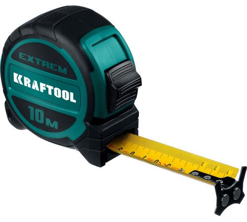 KRAFTOOL Extrem, 10 м х 32 мм, рулетка со сверх широким полотном (34127-10) KRAFTOOL Extrem, 10 м х 32 мм, рулетка со сверх широким полотном (34127-10)