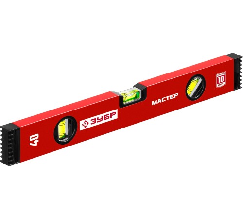 ЗУБР МАСТЕР, 400 мм, уровень с усиленным профилем (34584-040)