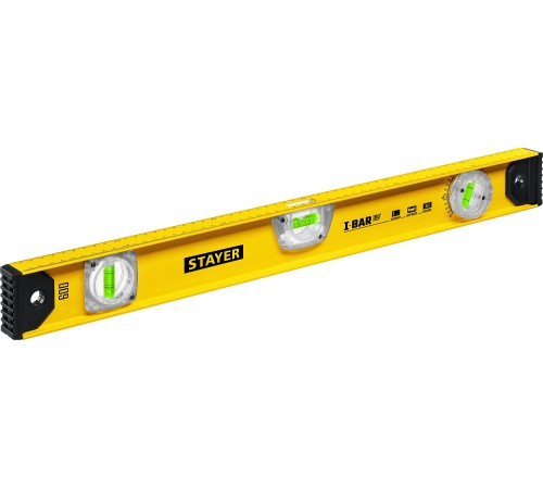 STAYER I-Bar 180˚, 600 мм, двутавровый, уровень с поворотным глазком (3470-060)