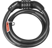 ЗУБР 650 мм, d 8 мм, кодовый, с неизменяемым кодом, тросовый замок (37267-65) ЗУБР 650 мм, d 8 мм, кодовый, с неизменяемым кодом, тросовый замок (37267-65)