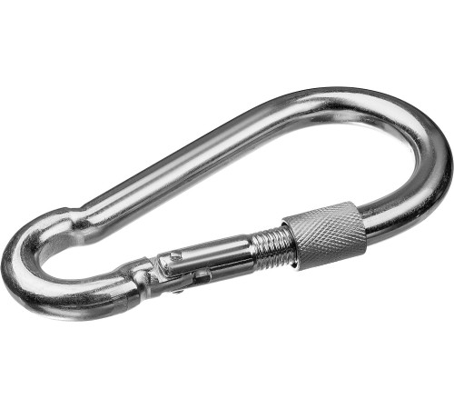 ЗУБР 8 мм, 1 шт., оцинкованный, карабин с предохранительной гайкой DIN 5299D 304556-08