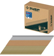 ЗУБР SN34 (D34) 90 х 3.1 мм, реечные гвозди рифленые оцинкованные, 3000 шт (305399-90) ЗУБР SN34 (D34) 90 х 3.1 мм, реечные гвозди рифленые оцинкованные, 3000 шт (305399-90)