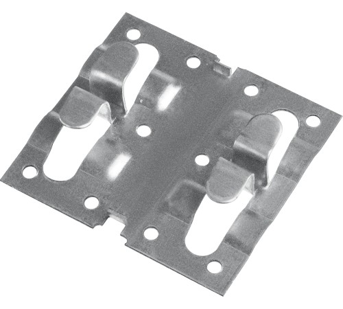 ЗУБР Кляймер-КГ, 10 x 70 x 75 мм, цинк, 80 шт, рядовой крепеж для керамогранита (30855)