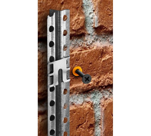 ЗУБР КРЕММЕР-100, 100 шт, крепление для установки маячковых профилей (30950-100)