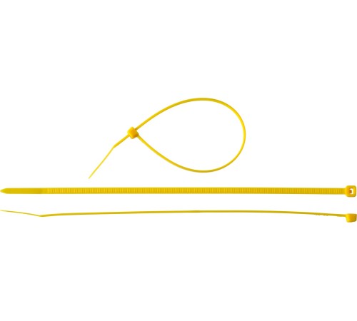 ЗУБР 200х3.6 мм, 100 шт., хомуты нейлоновые желтые 309050-36-200