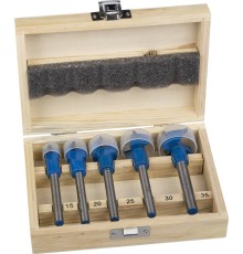 ЗУБР 5 шт: 15-20-25-30-35 мм, твердосплавные резцы, набор композитных сверл форстнера (29945-H5)