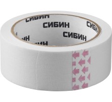 СИБИН 38 мм х 25 м, креповый, малярный скотч (12111-38)