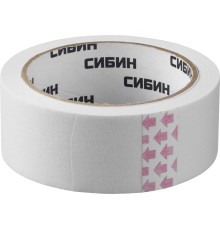 СИБИН 38 мм х 25 м, креповый, малярный скотч (12111-38) СИБИН 38 мм х 25 м, креповый, малярный скотч (12111-38)