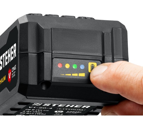 STEHER Li-Ion, 20В, тип V1, аккумуляторная батарея V1-20-4 STEHER Li-Ion, 20В, тип V1, аккумуляторная батарея V1-20-4