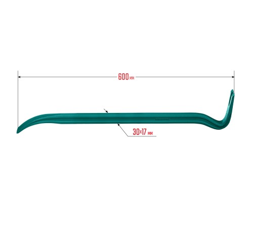 KRAFTOOL 600 мм, 30х17 мм, кованый двутавровый лом-гвоздодер Grand 21900-60 KRAFTOOL 600 мм, 30х17 мм, кованый двутавровый лом-гвоздодер Grand 21900-60