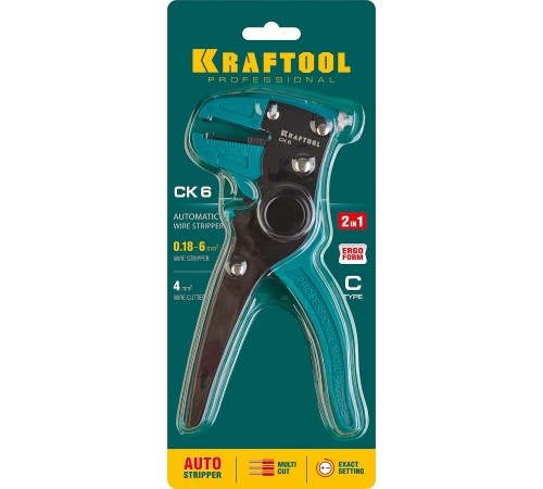 KRAFTOOL 0.2-6 мм², стриппер CK-6 22630 KRAFTOOL 0.2-6 мм², стриппер CK-6 22630