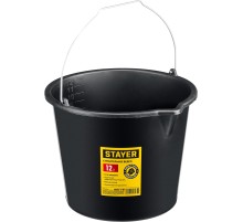 STAYER STRONG, 12 л, строительное пластиковое ведро (06083-12)