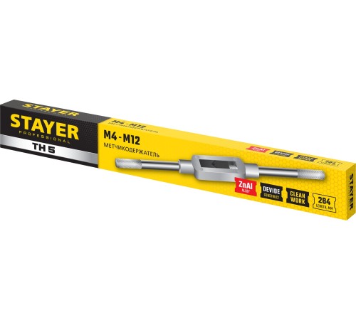 STAYER М4 - М12, L - 284 мм, метчикодержатель 28035-5_z01