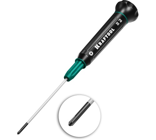 KRAFTOOL PH 00, отвертка для точных работ Precision 25682-00 KRAFTOOL PH 00, отвертка для точных работ Precision 25682-00