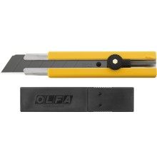 OLFA 25 мм, в комплекте с лезвиями EXCEL BLACK 5 шт, нож (OL-H-1BB/5BB ) OLFA 25 мм, в комплекте с лезвиями EXCEL BLACK 5 шт, нож (OL-H-1BB/5BB )