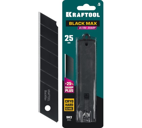 KRAFTOOL 25 мм, 5 шт, лезвия сегментированные BM-25 09602-25-S5 KRAFTOOL 25 мм, 5 шт, лезвия сегментированные BM-25 09602-25-S5