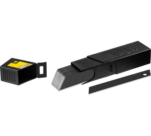 OLFA 18 мм, 50 шт., лезвия сегментированные BLACK MAX OL-LBB-50B OLFA 18 мм, 50 шт., лезвия сегментированные BLACK MAX OL-LBB-50B
