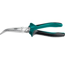 KRAFTOOL 200 мм, изогнутые тонкогубцы (22011-4-20) KRAFTOOL 200 мм, изогнутые тонкогубцы (22011-4-20)