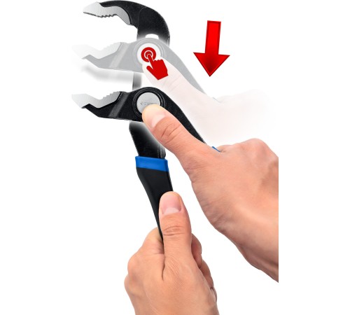 ЗУБР 250 мм, клещи переставные с быстрой регулировкой 22435-25 Профессионал