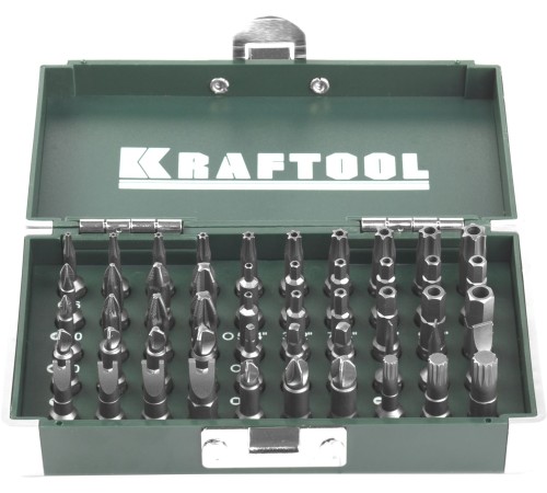 KRAFTOOL 50 шт., Cr-V, набор бит X-Drive 26065-H50