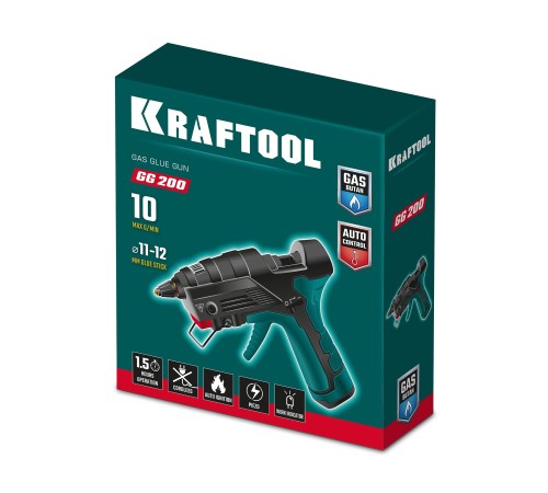 KRAFTOOL GG-200, 11 мм 200°C, термоклеящий газовый пистолет (55524) KRAFTOOL GG-200, 11 мм 200°C, термоклеящий газовый пистолет (55524)