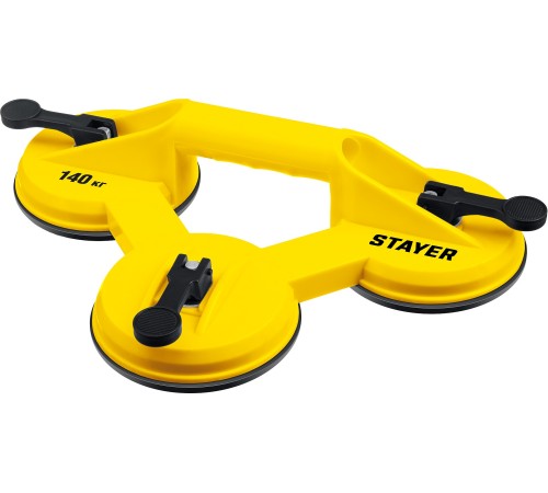 STAYER 140 кг, пластмассовый, тройной, стеклодомкрат 33718-3 STAYER 140 кг, пластмассовый, тройной, стеклодомкрат 33718-3