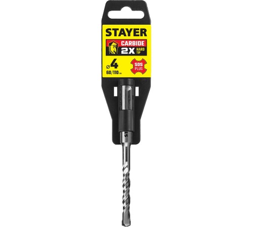 STAYER 4 x 110 мм, бур SDS-plus 2930-110-04_z02 STAYER 4 x 110 мм, бур SDS-plus 2930-110-04_z02