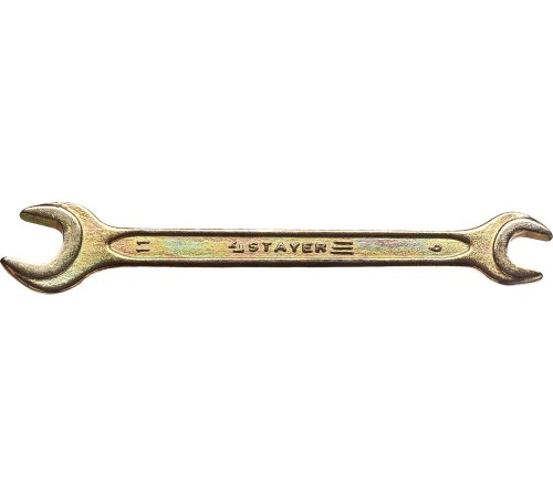 STAYER 9х11 мм, Hi-Q Сталь, оцинкованный, гаечный ключ рожковый 27038-09-11 Master STAYER 9х11 мм, Hi-Q Сталь, оцинкованный, гаечный ключ рожковый 27038-09-11 Master