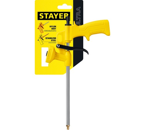 STAYER Ultra, нейлоновый пистолет для монтажной пены (06860_z02) STAYER Ultra, нейлоновый пистолет для монтажной пены (06860_z02)